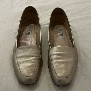 Vintage gold leather shoes